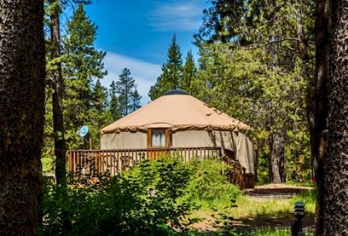 Bend-Sunriver Camping Resort Studio Cabin 6 外观 照片